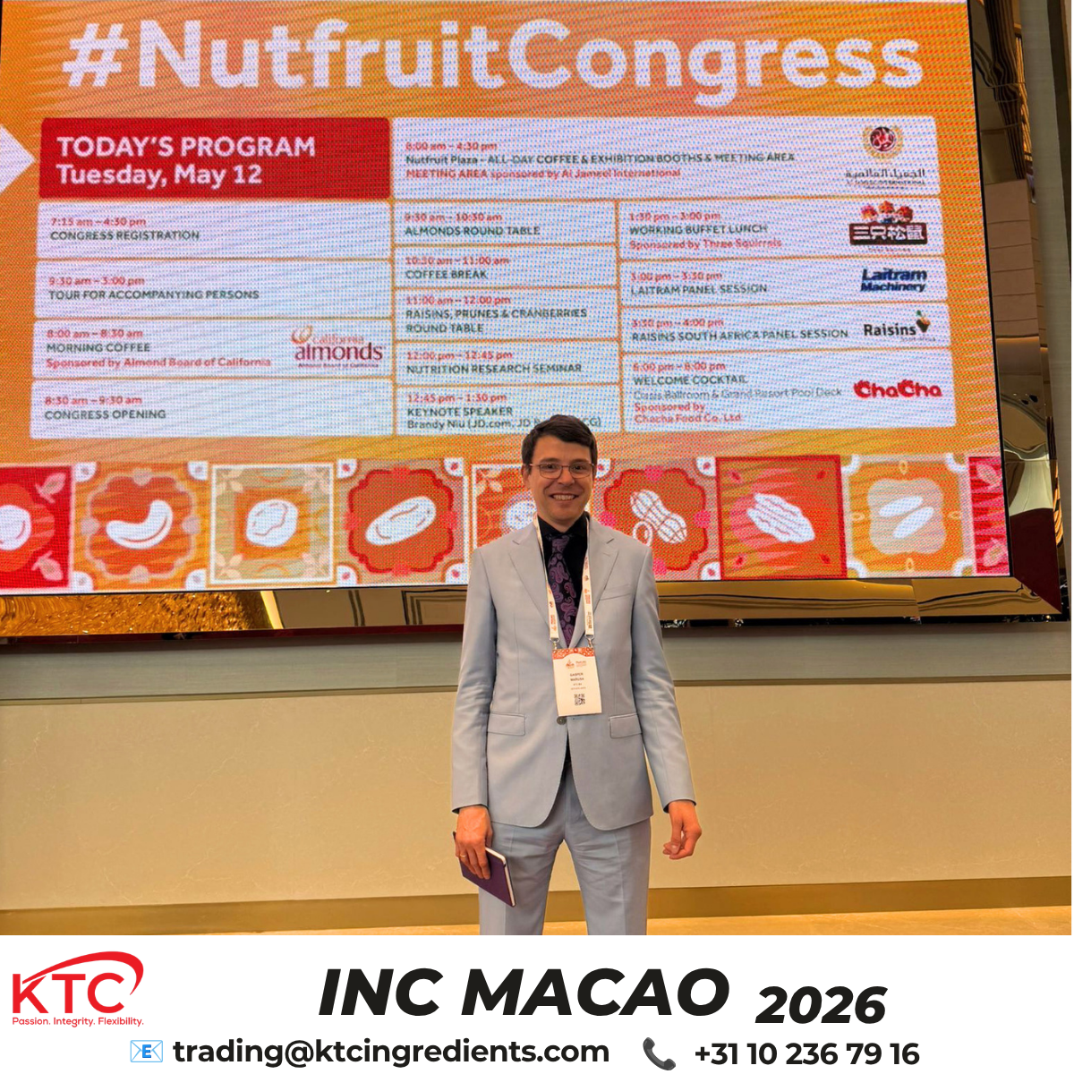 115 KTC General Manager Gasper Marusa at INC Macao Congress