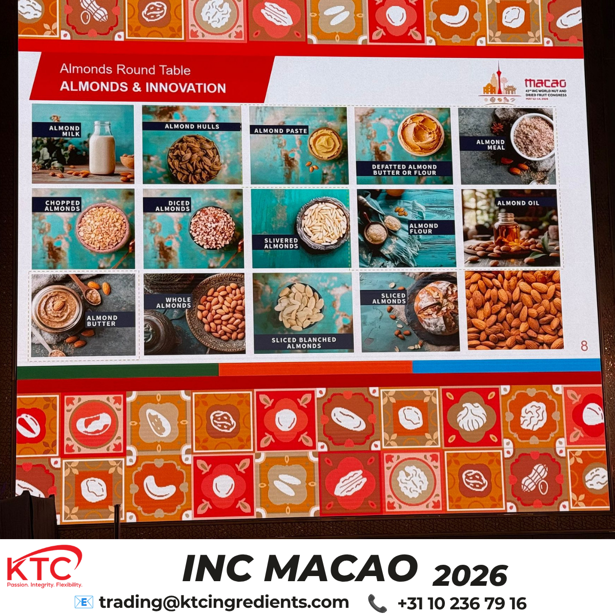116 INC Macao Congress Almonds